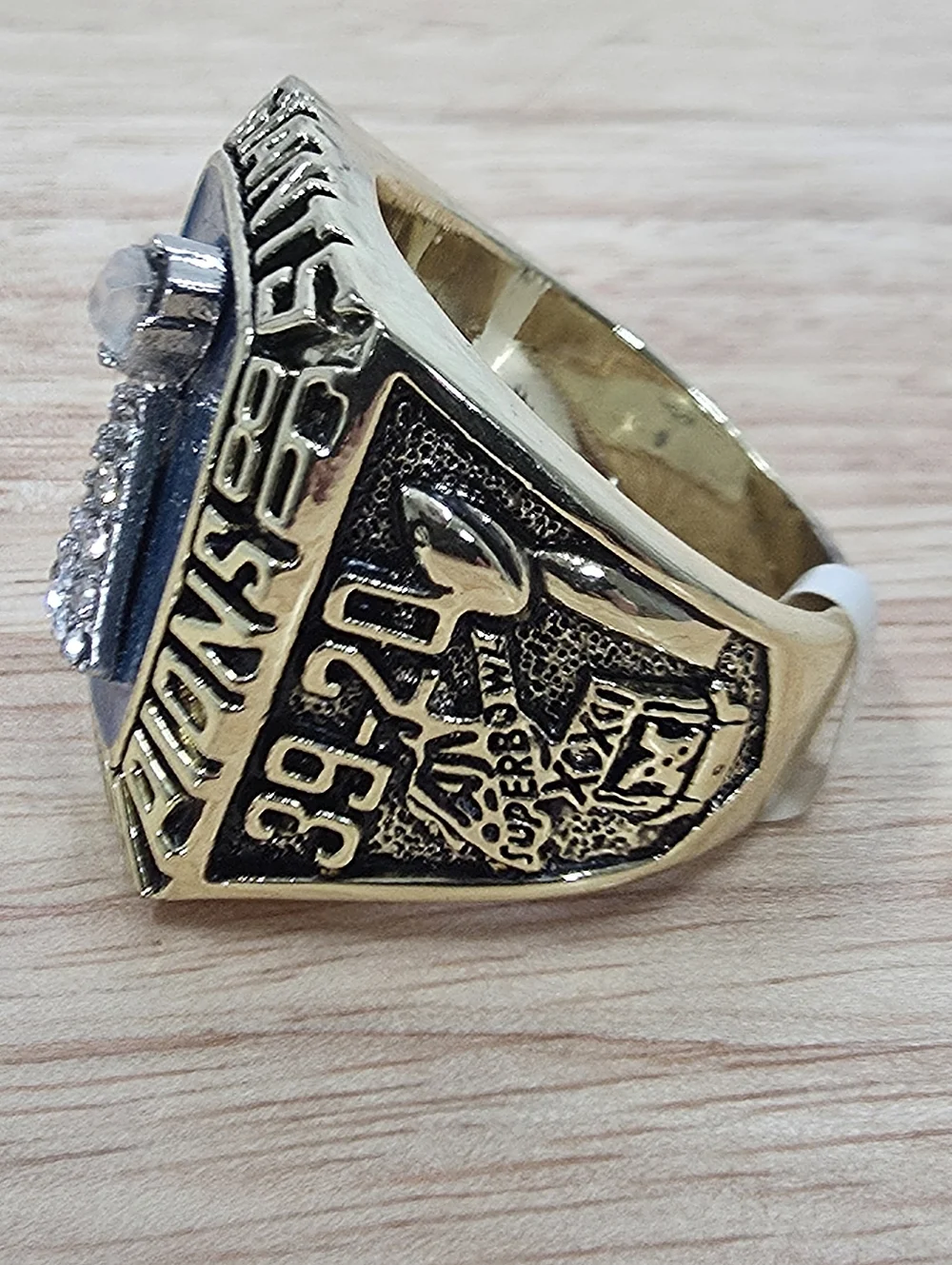 New York Giants Championship Ring‎ Size 12 Fan Edition 1990